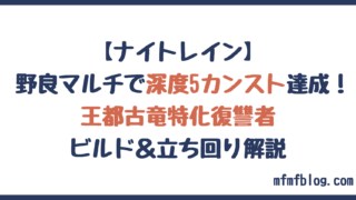 野良マルチで深度5カンスト達成！王都古竜特化復讐者のビルドと立ち回り解説【ナイトレイン】